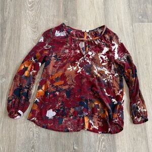 Melrose and Market Multicolor Floral Blouse